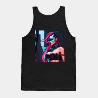 Cyberpunk Hotties (33) - Beautiful Sci fi Women Tank Top